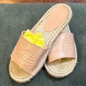 Bebe Blush Espadrille Slides